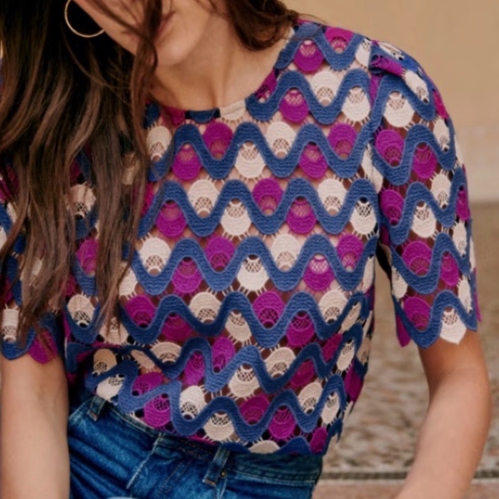 Sezane Lilo Blouse fr44/us 12